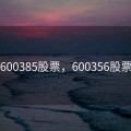 600385股票，600356股票