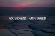 600385股票，600356股票