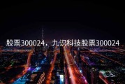 股票300024，九识科技股票300024