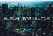 铟上市公司，生产磷化铟上市公司