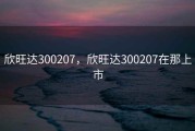 欣旺达300207，欣旺达300207在那上市