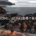 003041，003041是哪个板块