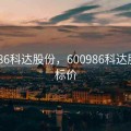 600986科达股份，600986科达股份目标价