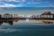 002108沧州明珠，002108沧州明珠股吧