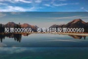 股票000969，泰安科技股票000969