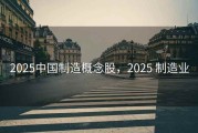 2025中国制造概念股，2025 制造业