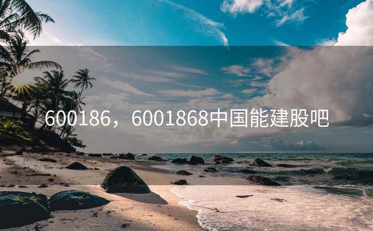 600186，6001868中国能建股吧