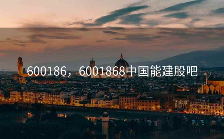 600186，6001868中国能建股吧