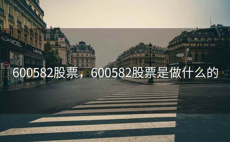 600582股票，600582股票是做什么的